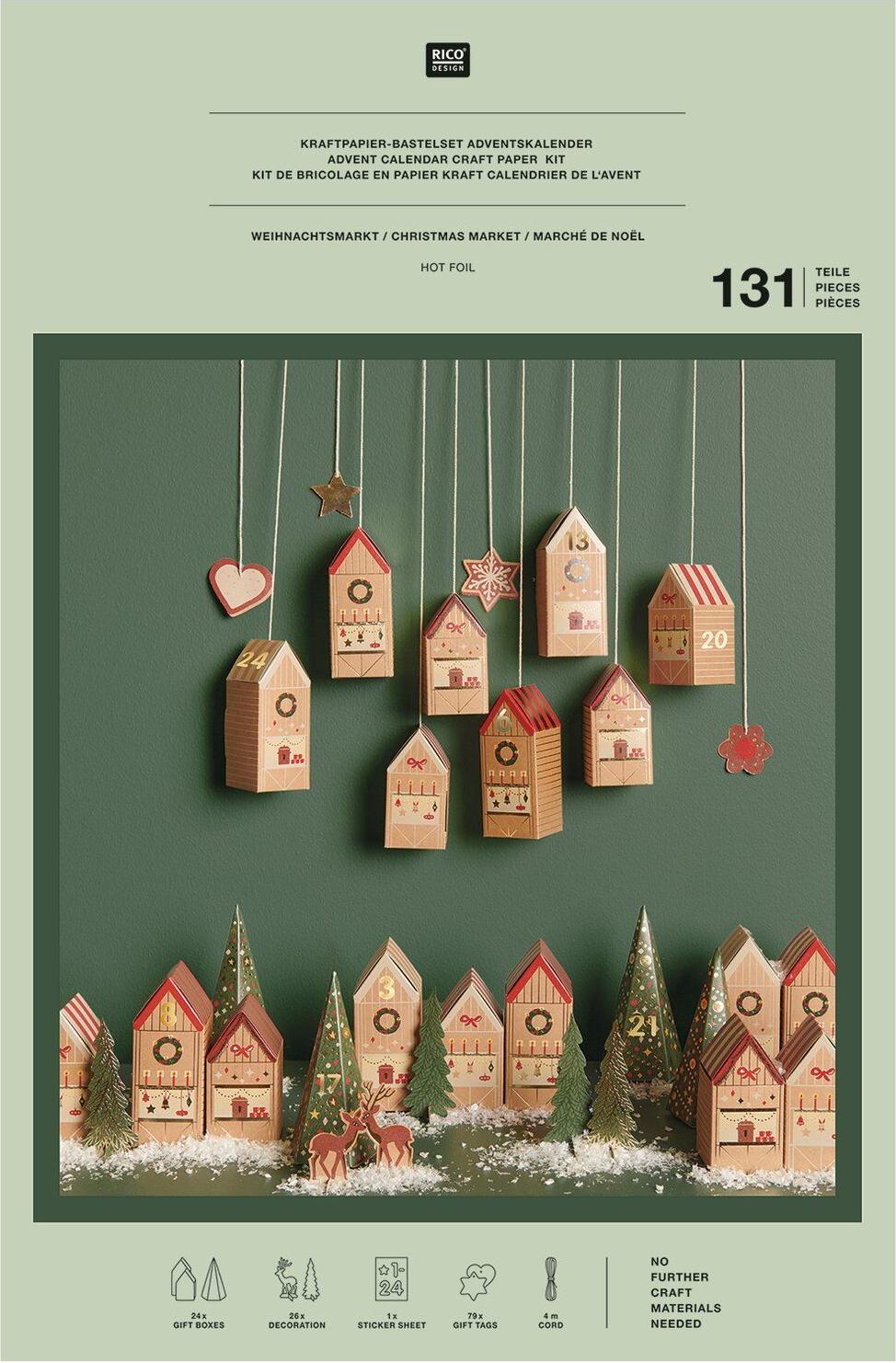 Rico Design Adventskalender Bastelset