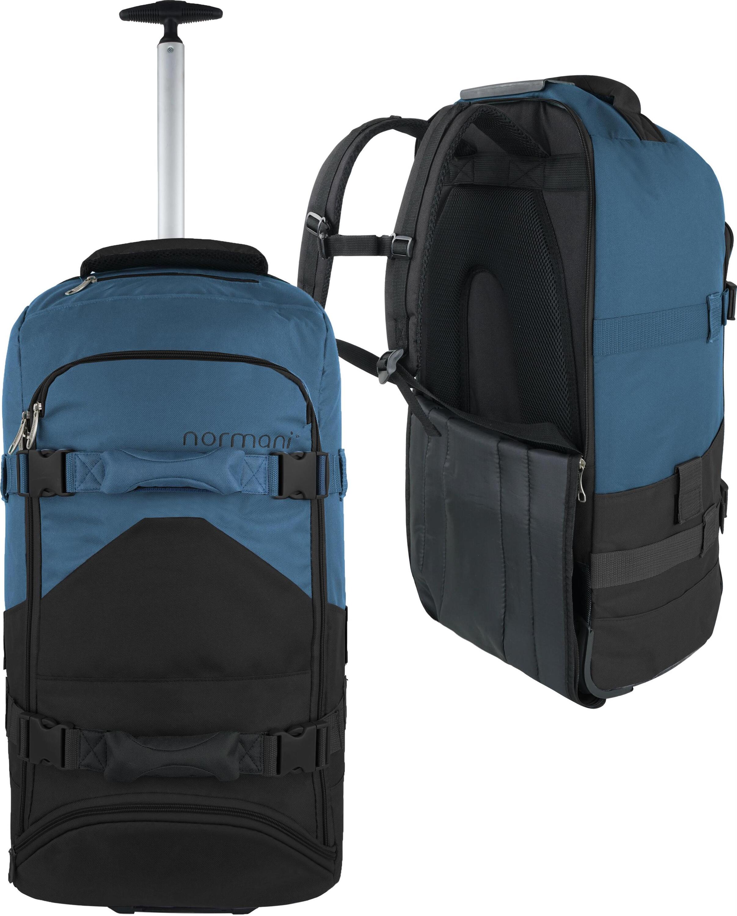 normani Reisetasche mit Rollen und Rucksackfunktion