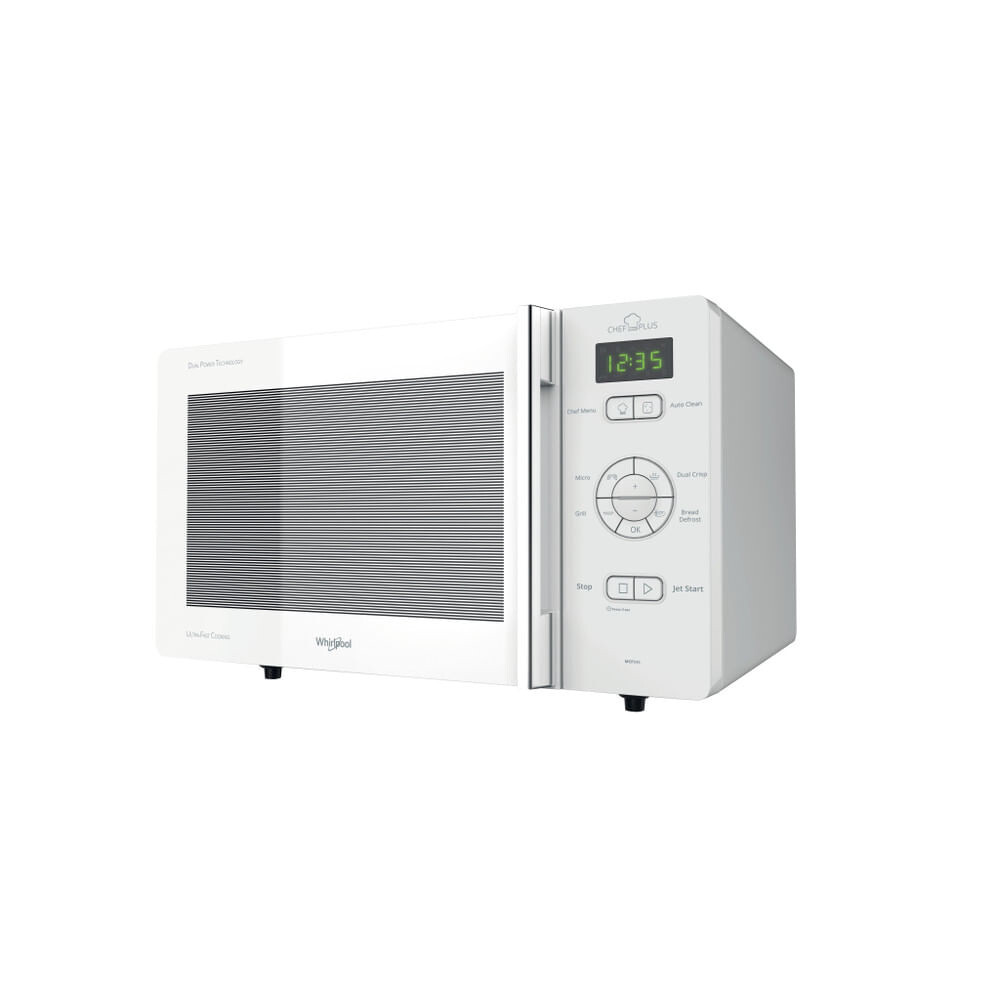 Whirlpool Chef Plus MCP 345 WH Biela grilovacia mikrovlnná rúra 25 L 800 W