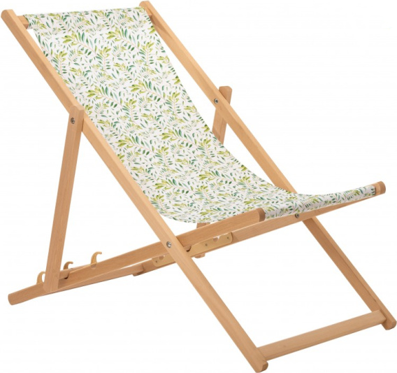 Gob Gartenliege aus Olivenholz wie abgebildet