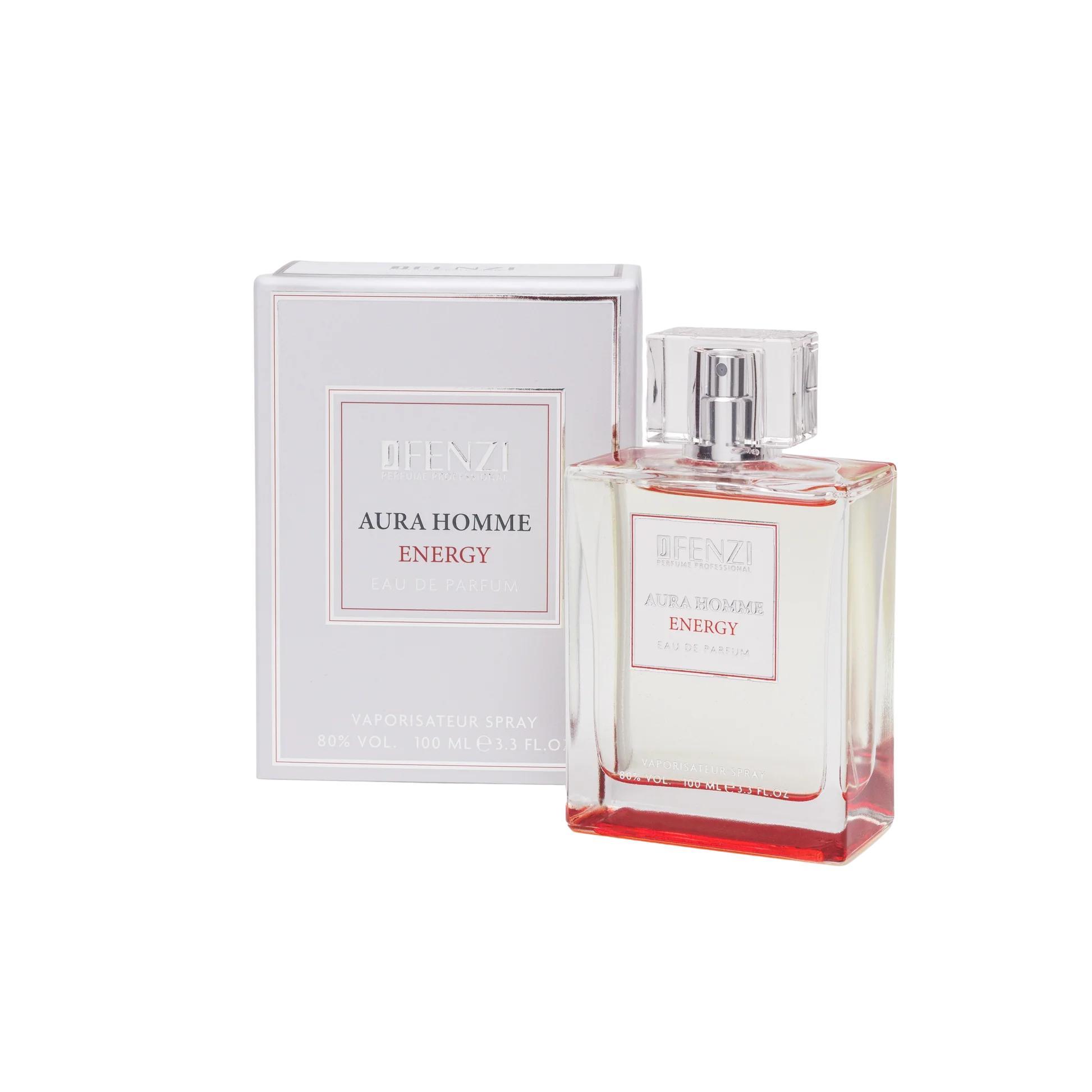 JFenzi Aura Energy Homme Eau de Parfum 100 ml - Sviežosť, elegancia a mužná energia