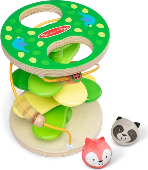 Melissa & Doug Holz-Baumhaus Turm Rollables sensorisches Babyspielzeug MD30735