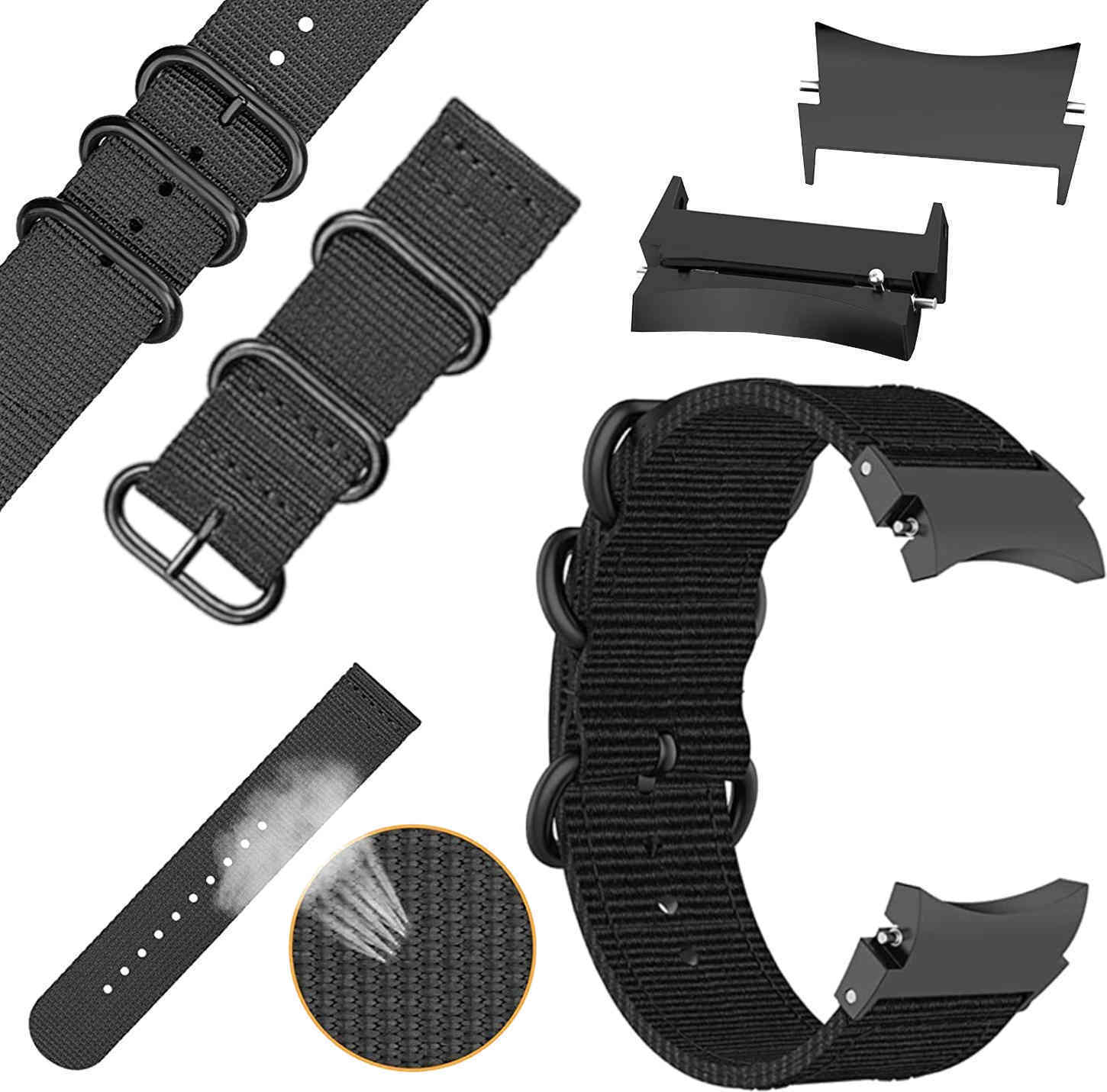 Pre Samsung Galaxy Watch FE 6 5 4 Normal Pro Classic Nylon Armband