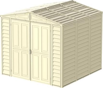 DURAMAX Duramate Záhradný Domček 58 M² + Podlahová Konštrukcia Vinylový Béžový 00384