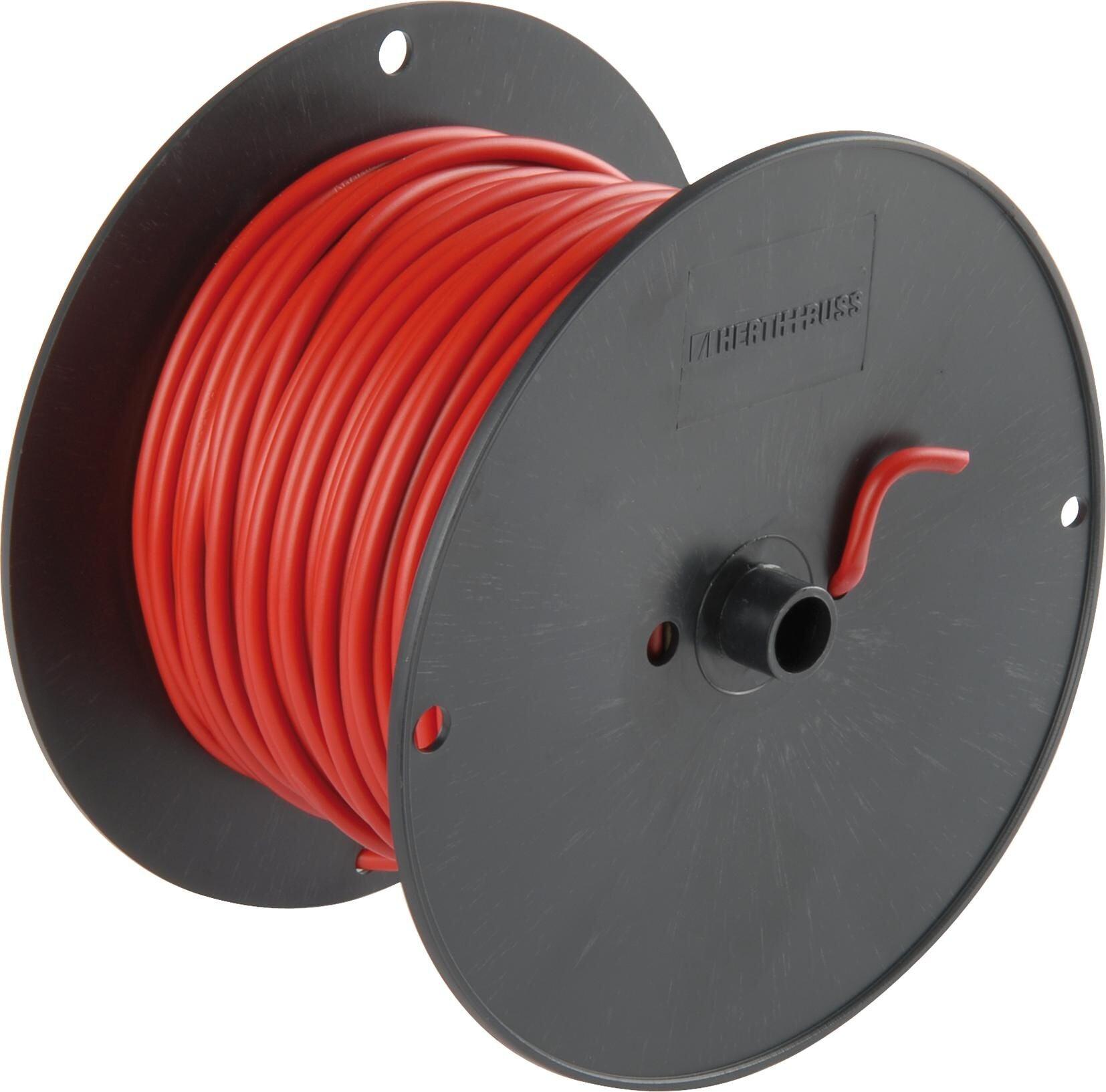 Herth+Buss Fahrzeugmanagementkabel rl. Kabel 1,5 mm rot f.Abroller -100mtr. 51274208005