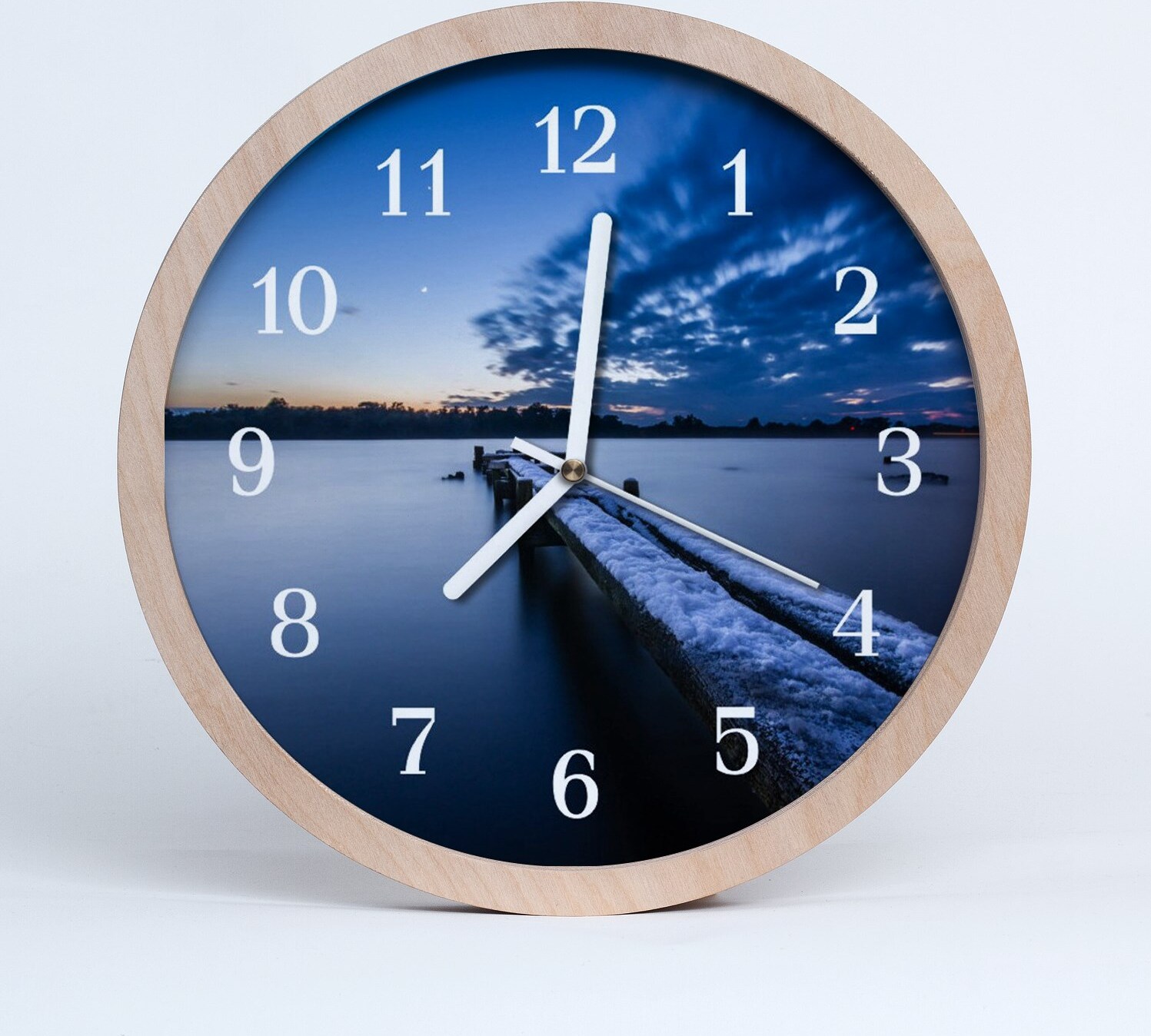 tulup Holzuhr 30fi cm wanduhr - Landschaft Landschaft zdo-30-69702193