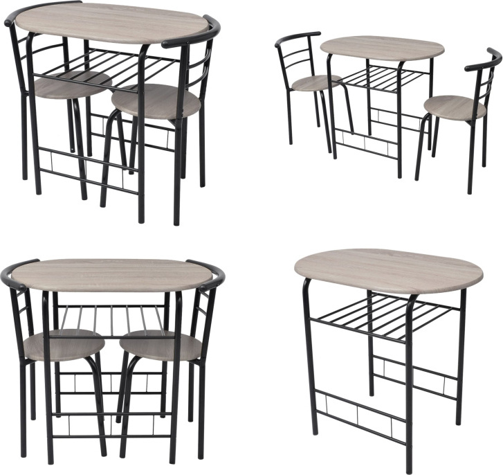 vidaXL Frühstückstisch Bar Set MDF - Frühstückstisch - Frühstückstische - Frühstück Tisch Sitzgruppe - Frühstück Tische Sitzgruppen HL243001