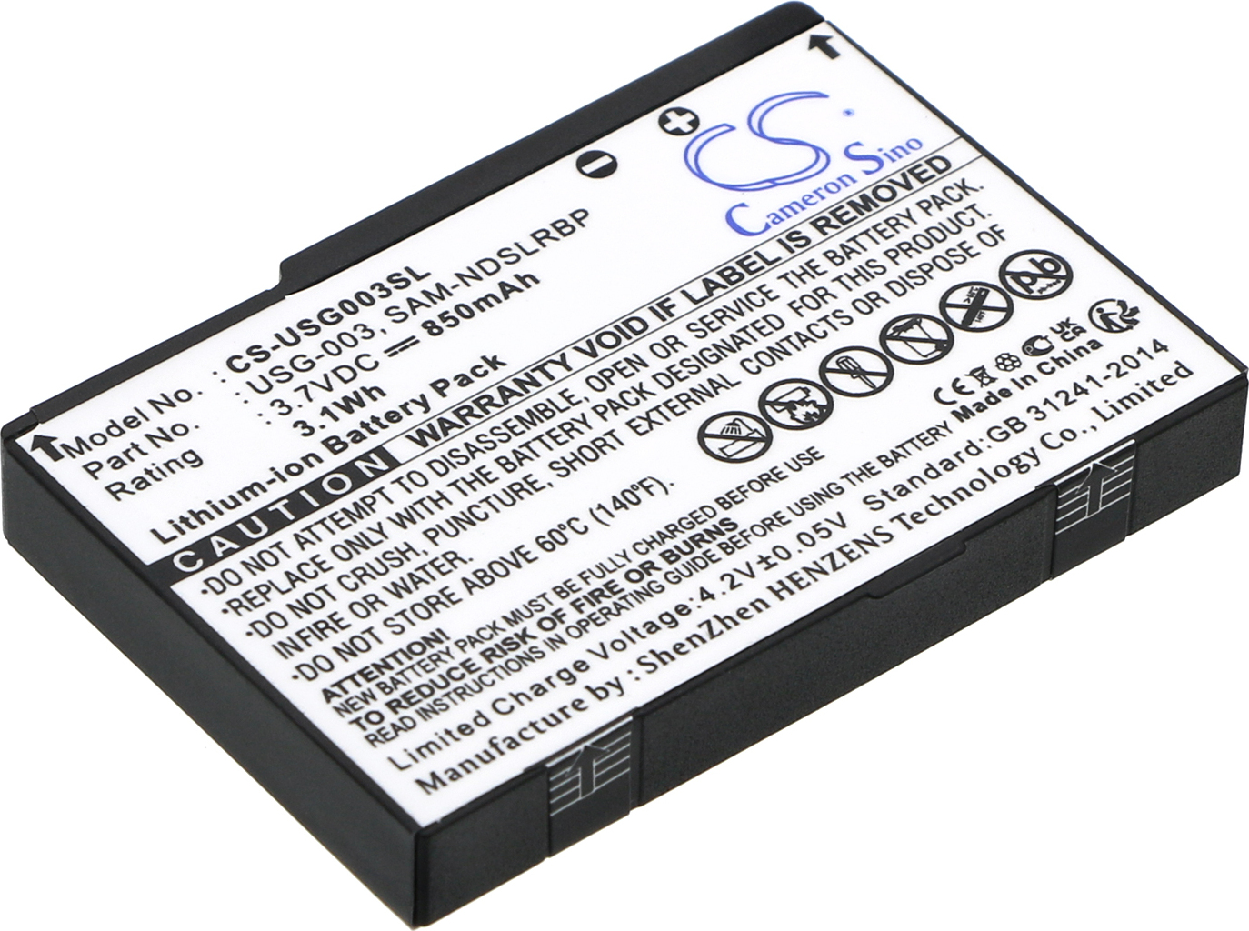 Batterie 1000mAh Compatible Sennheiser – 508494, RX XLR, TX XLR, XSW Digital – Li-ion 3,7 V