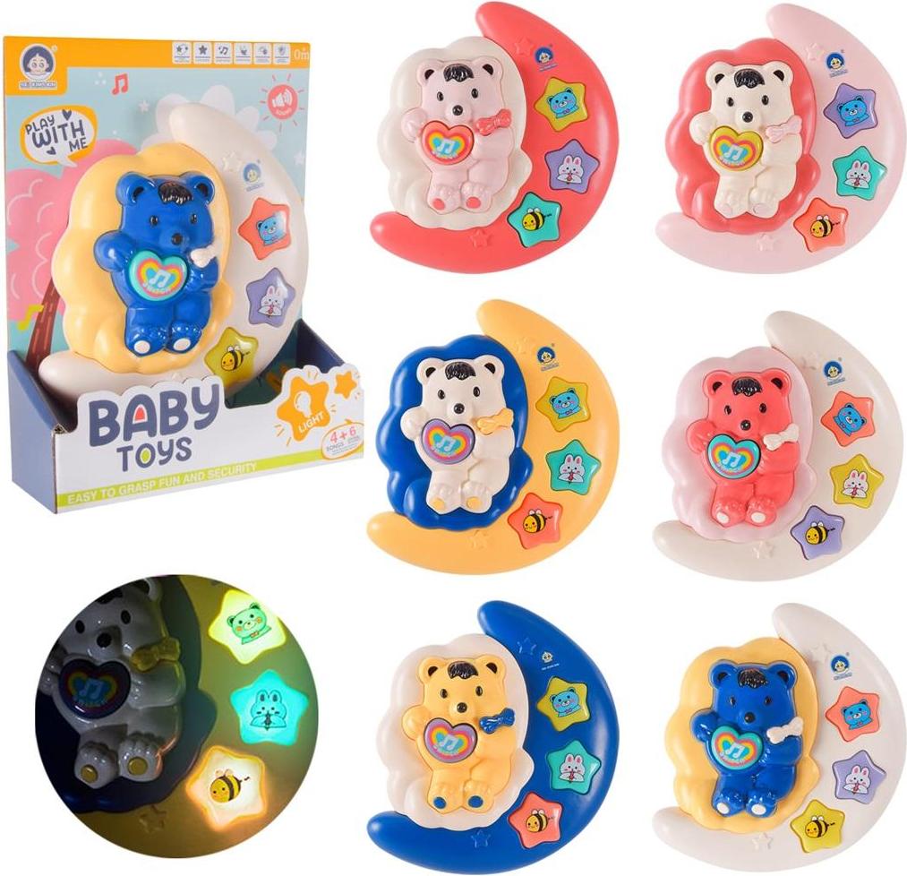 Musikalischer Teddybär mit Licht MIX – Trifox