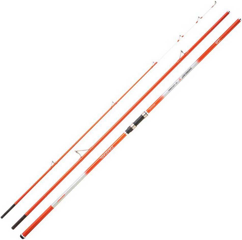 DAIWA Shorecast Surf-X Hybrid, 4,2m, 13,78ft, 100-225g, 3 Teile, Surfcasting Angelrute, 11713-425