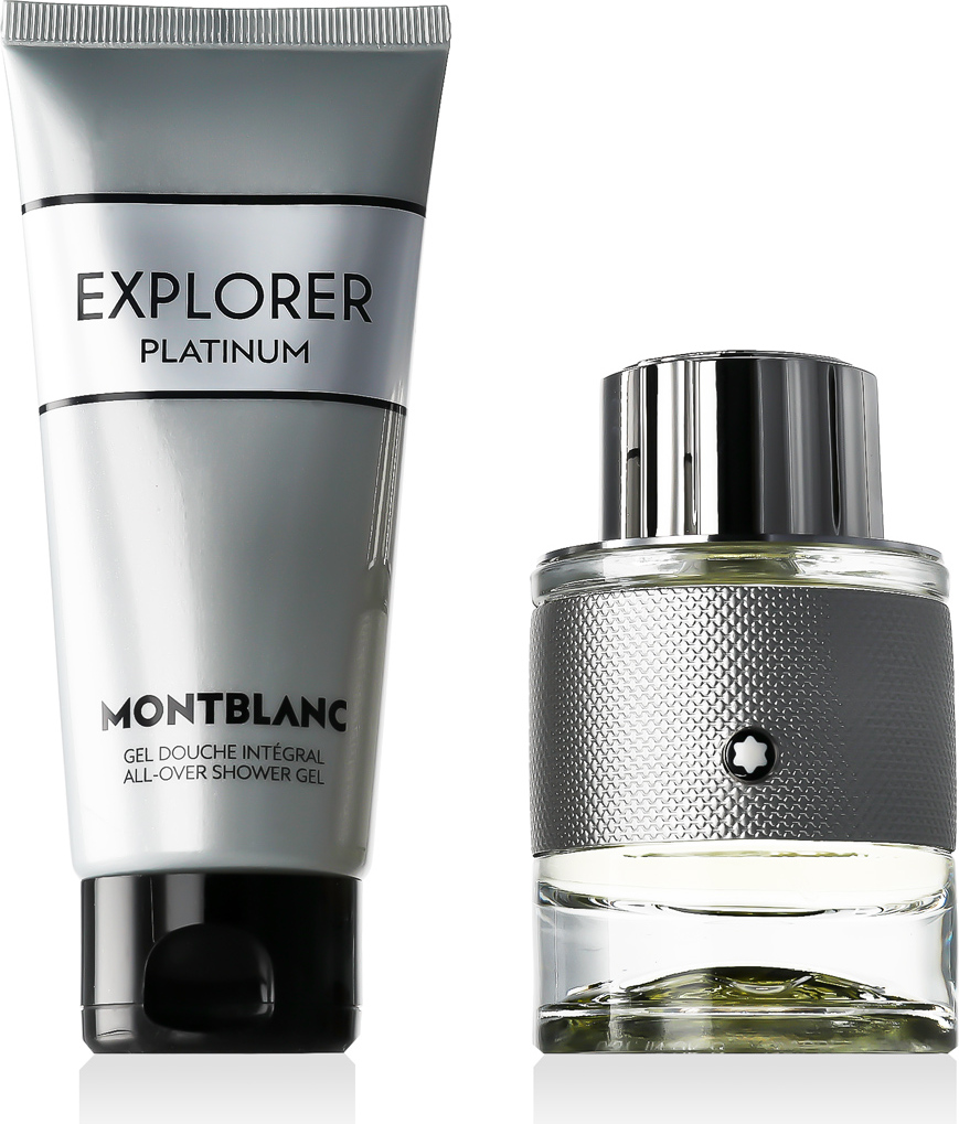 Mont Blanc - Explorer Platinum Gift set EDP 60 ml and shower gel 100 ml 60ml