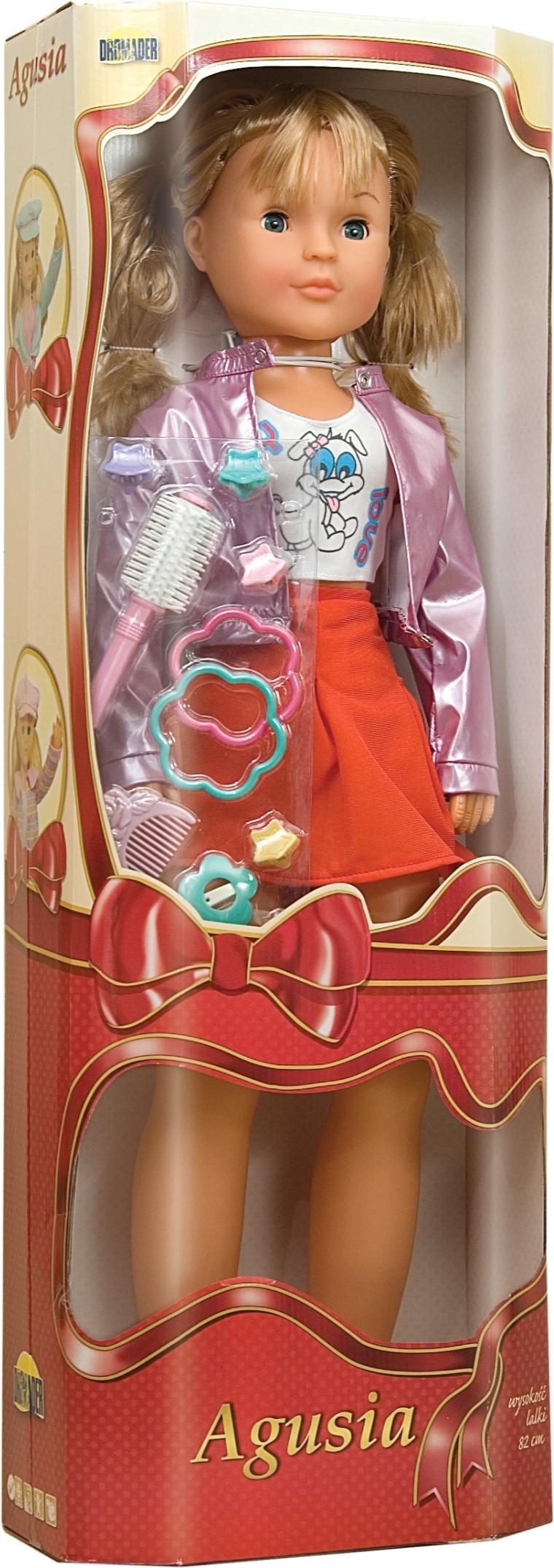 Agusia 82cm Puppe mit Zubehör. 00613 DROMADER NEW-30286