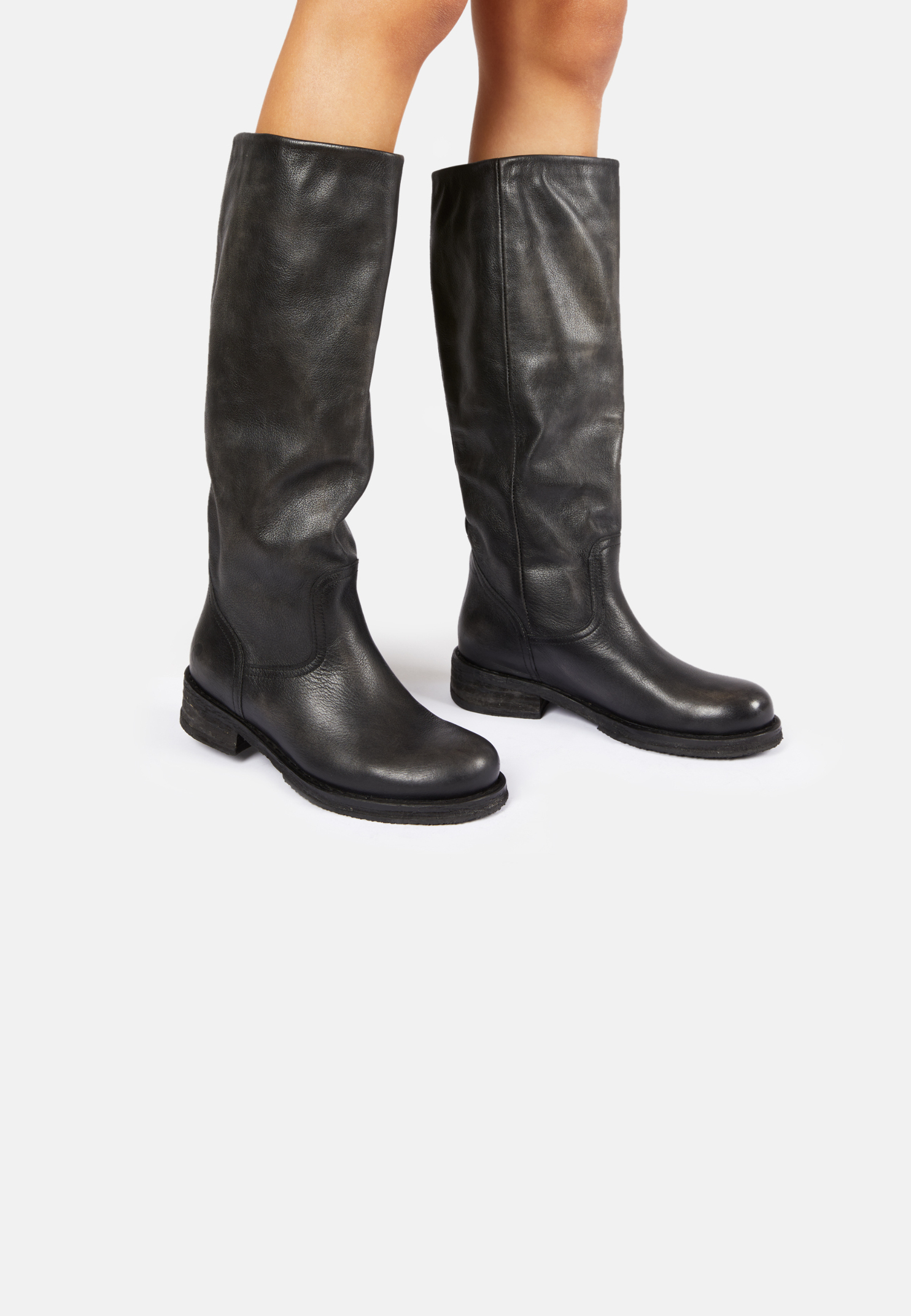 Felmini Cooper A712 Bikerstiefel aus Leder mit rutschfester Sohle und Vintage-Lederverarbeitung COOPER A712 023_40