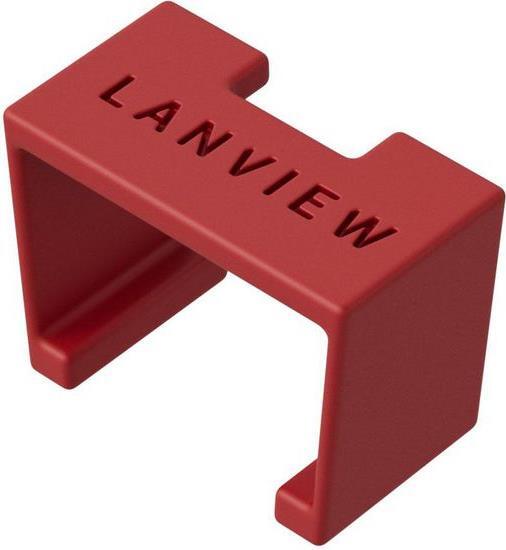 Lanview SmartClicks Clips 20 Stk. rot, LVT-SC-R