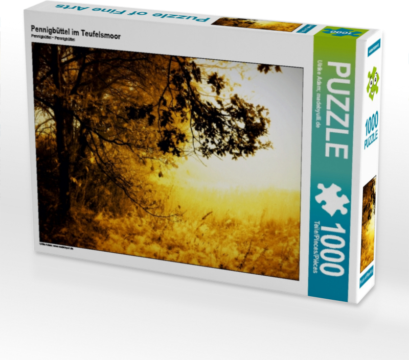 Calvendo Pennigbüttel im Teufelsmoor 1000 Teile Puzzle quer 640x480mm, Adam Ulrike; 7400112