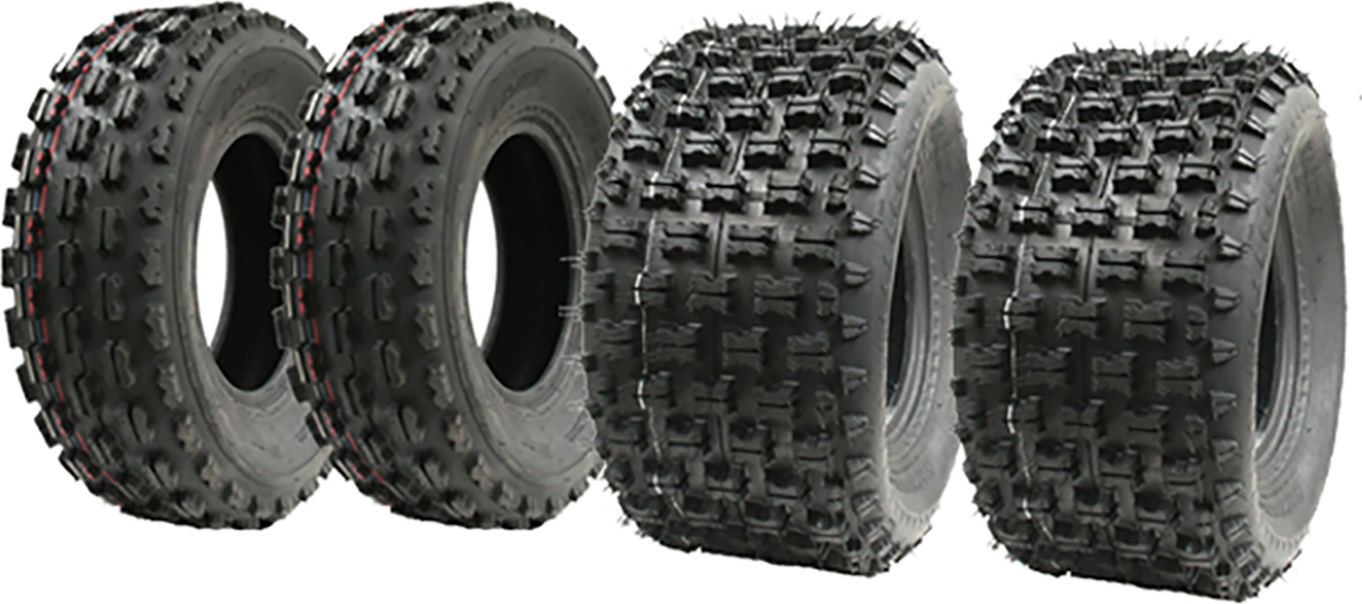 sada pneumatík 21x7-10 a 20x10-9 Slasher ATV Quad Wanda Road Legal E-approved (sada 4 kusov)