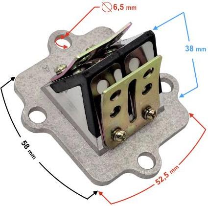 Moretti 2T-Scooter-Membranventil
