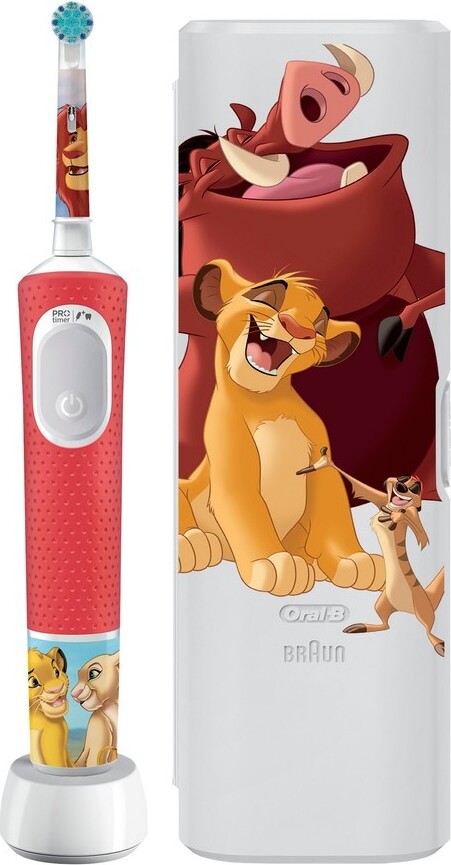 ORAL-B Pro Kids zubná kefka Lion King + puzdro Viacfarebná