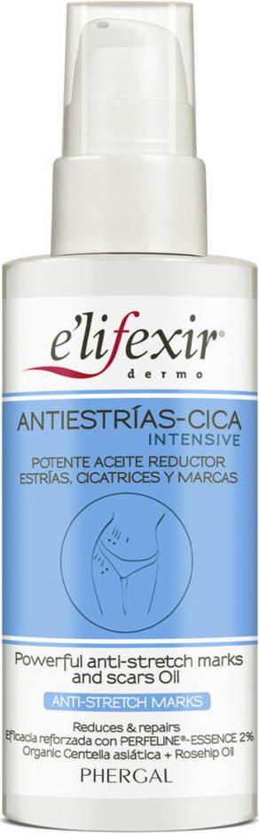 Elifexir ANTI-Dehnungsstreifen CICA INTENSIV Öl zur Reduzierung von Dehnungsstreifen und Narben 100 ml