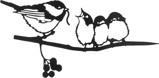 OEM Verrostete Vogel-Gruppen, Metallische Gartenstifte, Dekorative Vogelgruppen, Verrostete Metallstangen, Für Garten, Balkon, Rasen Dekoration 2026
