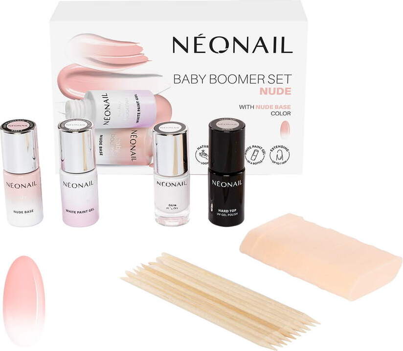 NeoNail Baby Boomer Maniküre-Set Nude Edition