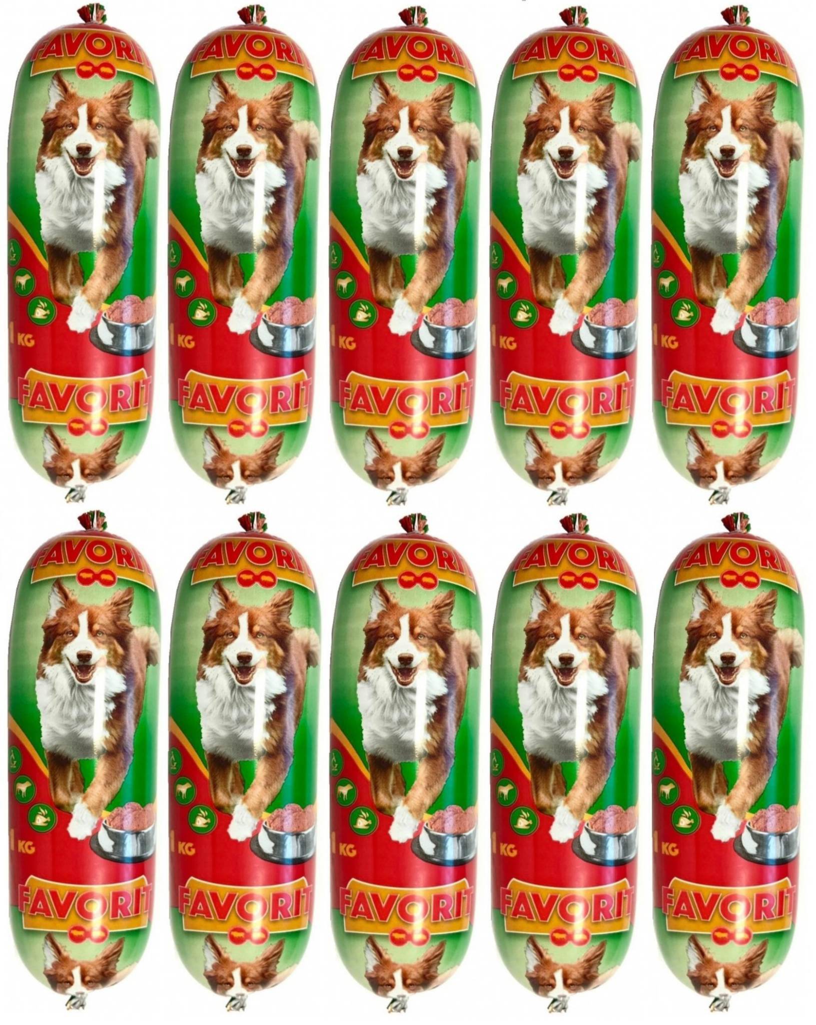 Favorit Dog Bar mit Rindfleisch 1kg x 10 Stück