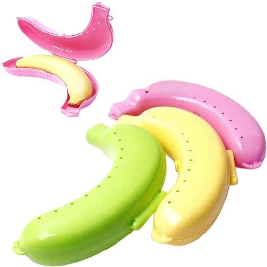 Famanu Bananenschutzset 3 Stück – Robuste Bananenhalter – Schützt Obst in Tasche oder Lunchbox B0CSD2BVMD