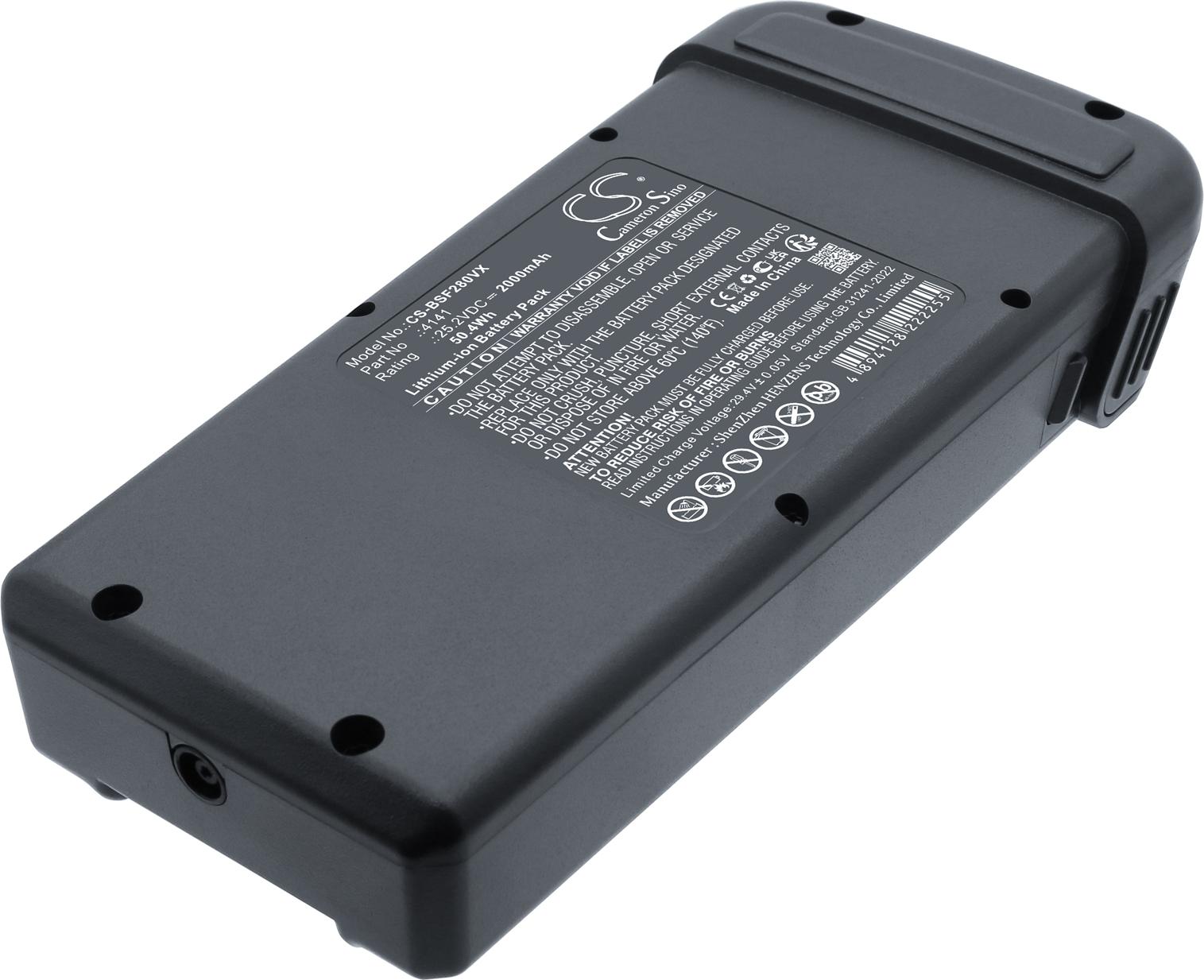 TECHTEK Akku Kompatibel mit [Bissell] PowerClean FurFinder 4140, PowerClean FurFinder 4141, PowerClean FurFinder 4143, PowerClean FurFinder 4239, Pow 1643447, 1643449, 1644206, 1644207