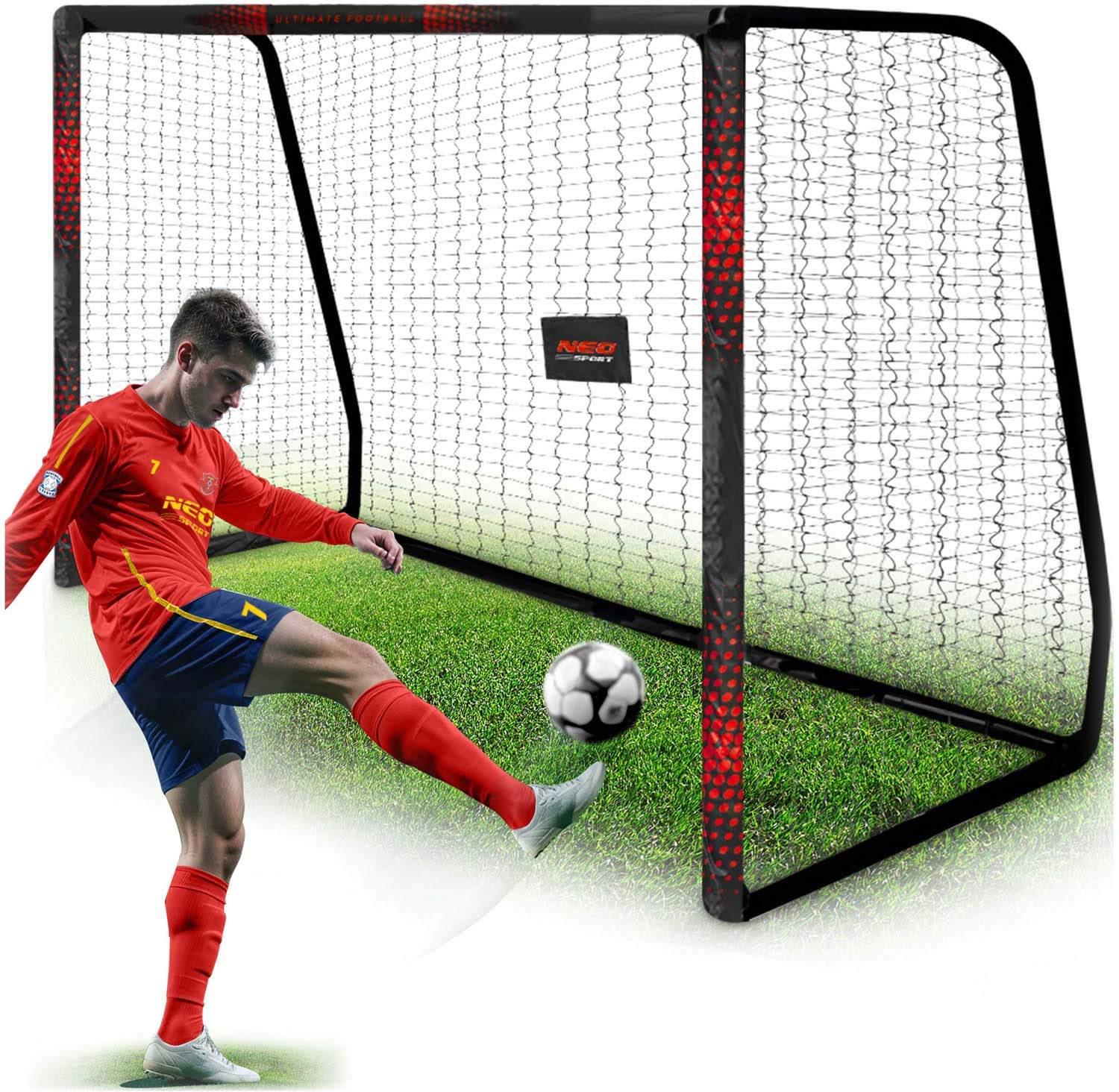 Fußballtor 300 x 200 x 120 cm NS-473 schwarz und rot