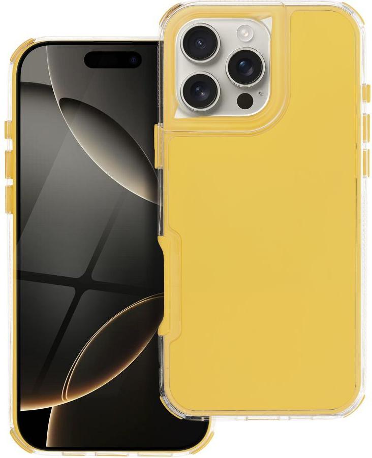 Puzdro na mobilný telefón MATRIX vhodné pre IPHONE 16 Pro Max žlté