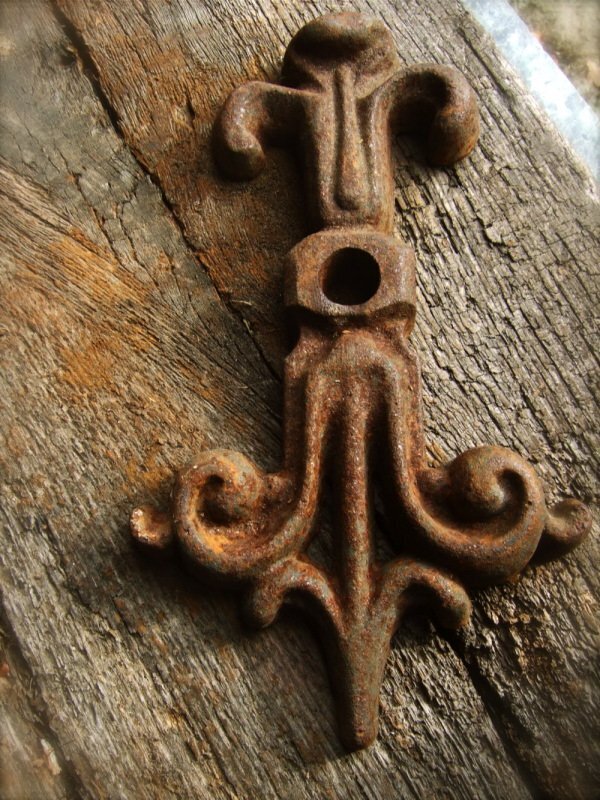 Antikas Maueranker Mauerpfetten Anker, Wandanker wie antik, Pfettenanker Schmetterling