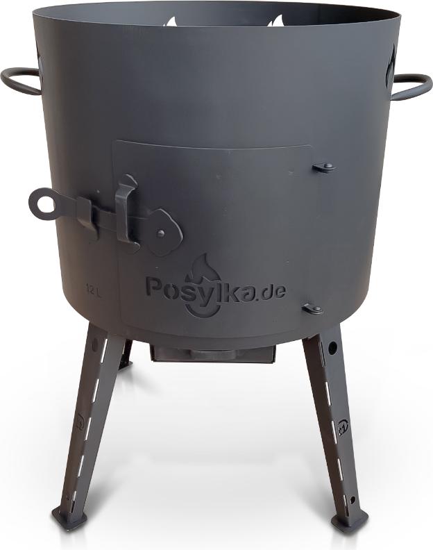 Davr Metall Feuerofen - KazanoFF, für Usbekische Kasan 12 Liter, Ø 40 cm