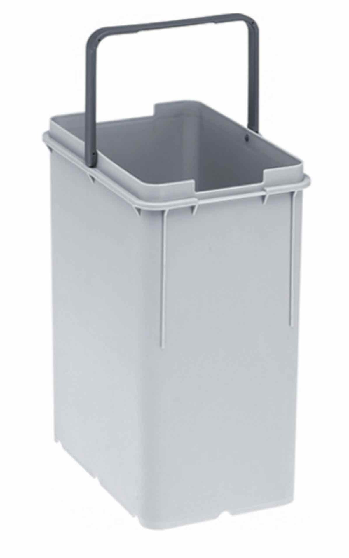 Franke Cube 50 Mülltrennsystem – 2-fach Handauszug Mit 1x 14 Liter + 1x 18 Liter Eimer | Für Unterschränke Ab 50 Cm Breite