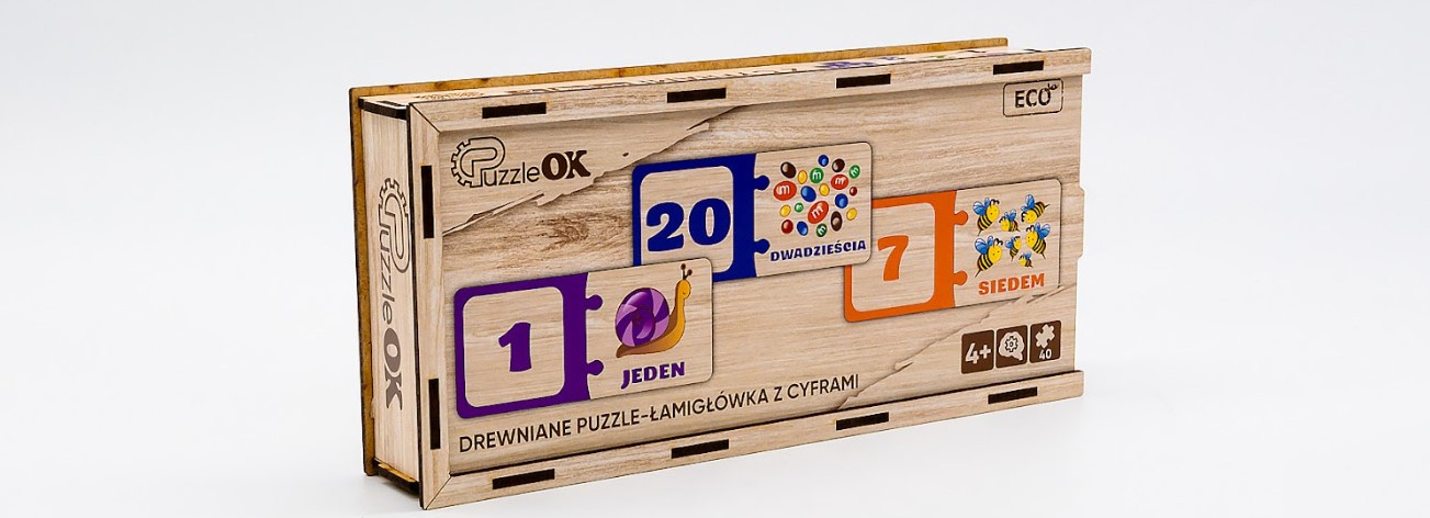 PuzzleOK Holzpuzzle Zahlen