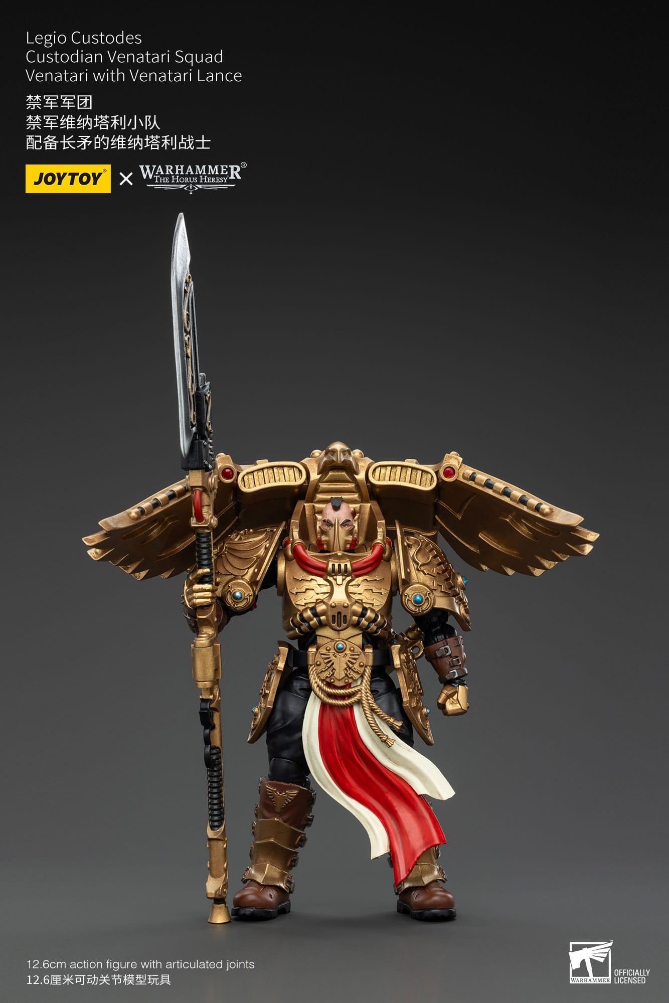 Joy Toy Warhammer The Horus Heresy Actionfigur 1/18 Legio Custodes Custodian Venatari Squad Venatari with Venatari Lance 13 cm 9841