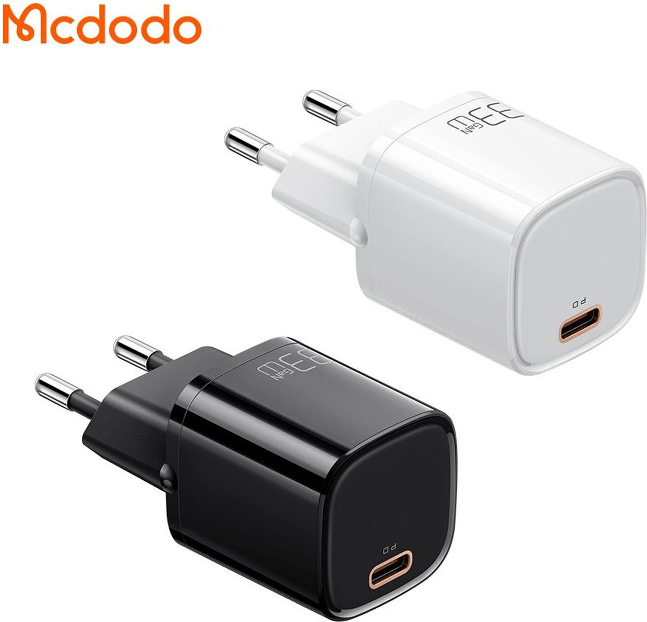 Mcdodo Nano Gan Handy-Ladegerät Usb-C Pd Qc Schnellladung - 33W Ch-0081 AEX-CH-0081