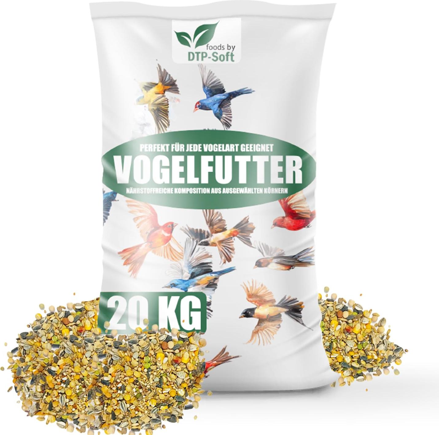 Unbekannt Wildvogelfutter 20 kg, Wildvogelfutter für 4 Jahreszeiten, neue Wildvogelmischung