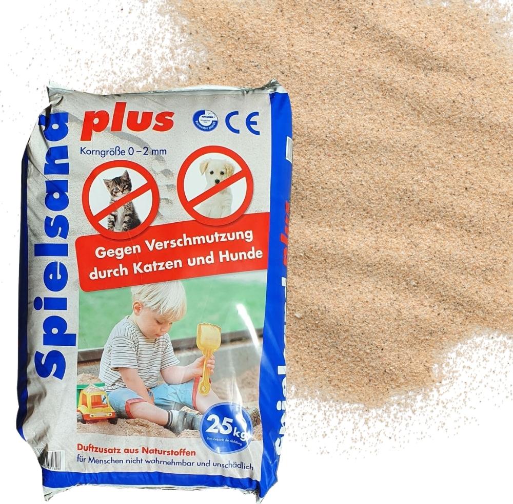 GarPet Spielsand Plus 25 Kg 0-2 mm Spielkastensand Sand für Sandkasten Kinder Sand Spielsand für Sandkasten Kinderspielsand Quarzsand Kindersand