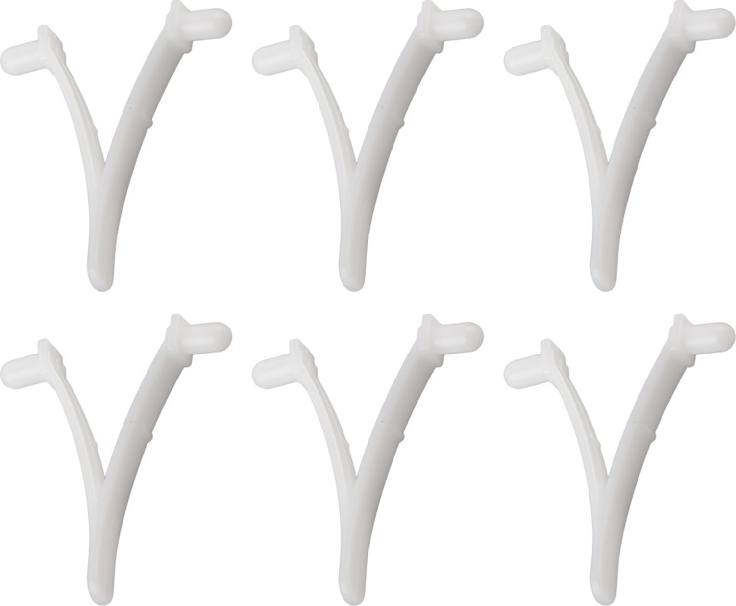 Gistuch Pool-Skimmer-V-Clips, tragbar, einfach zu installieren, Schmetterlings-Clip für Vakuumkopf-Pools, Spa-Bürste, Laubharke