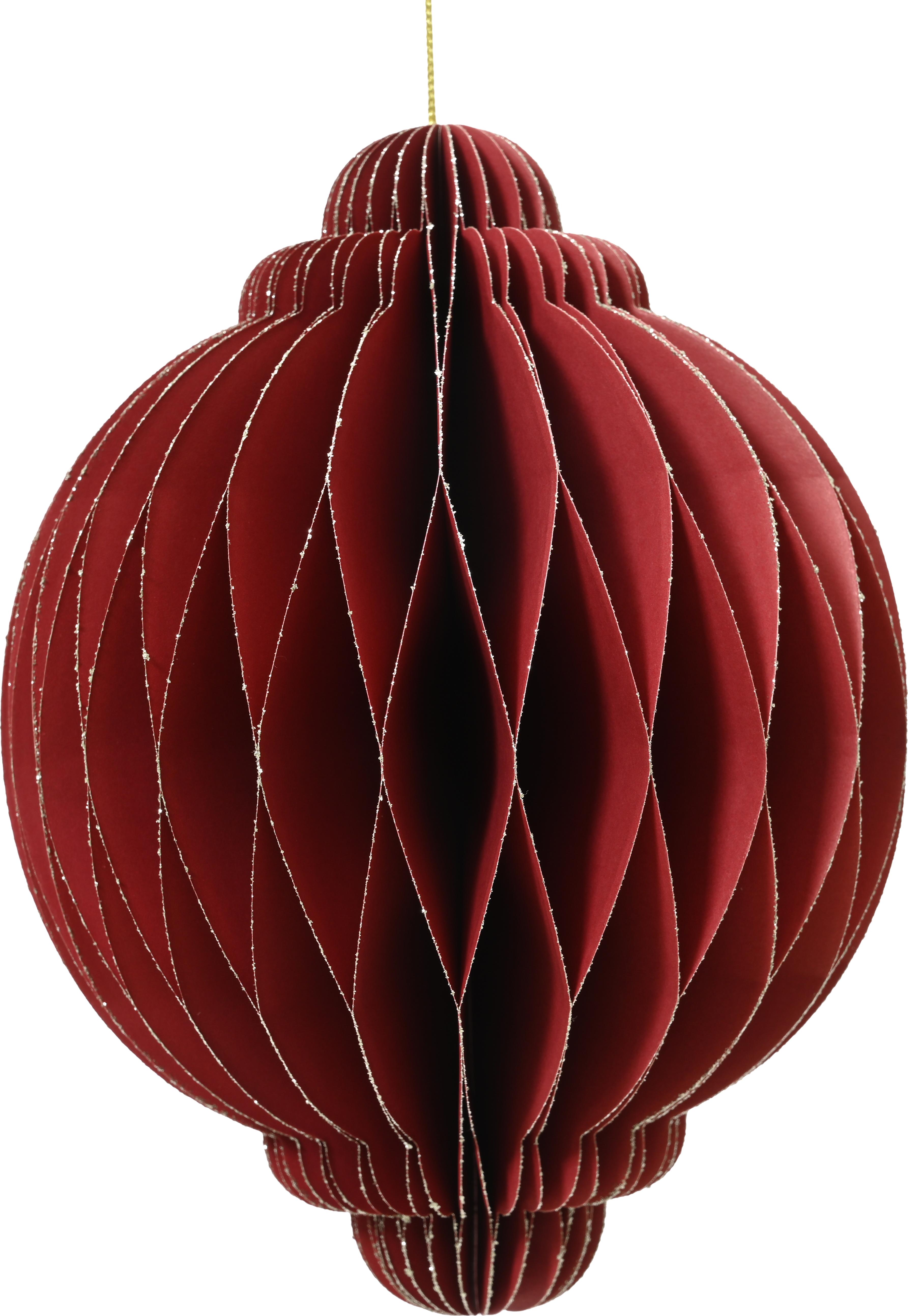 Kaemingk Hänger Papierzwiebel CHRISTMAS