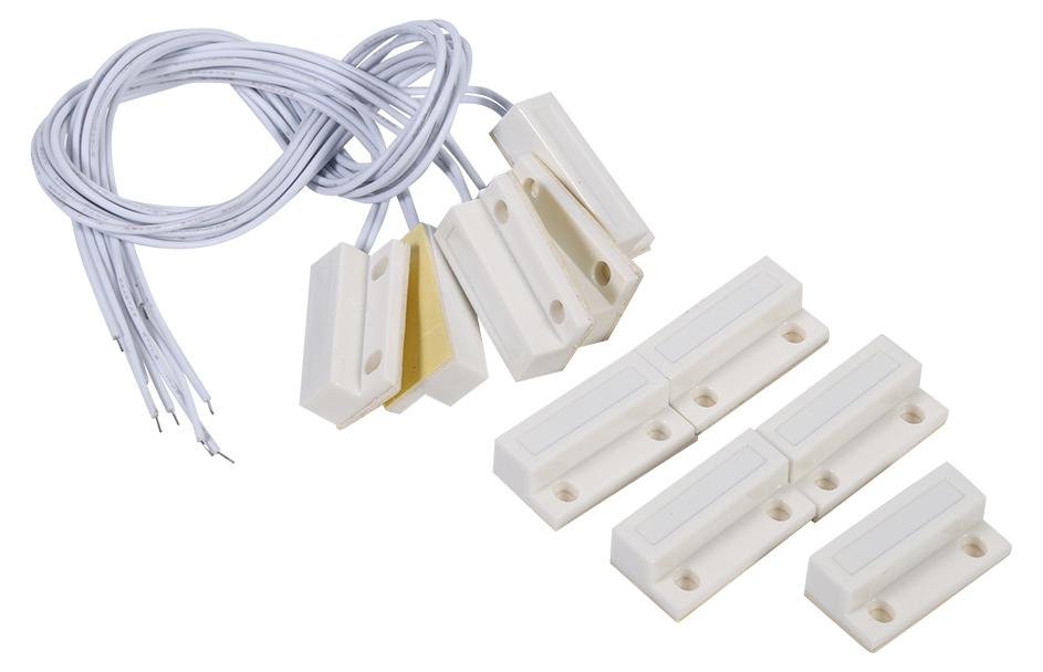 Gistuch 5 Stück MC-38 Einbau-Tür-Fenster-Sensor, Magnetschalter, Hausalarmsystem