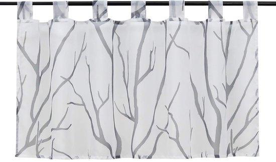 OEM Grau/Weiß - Dekorative Voile für Fenster mit Baumstruktur 2026
