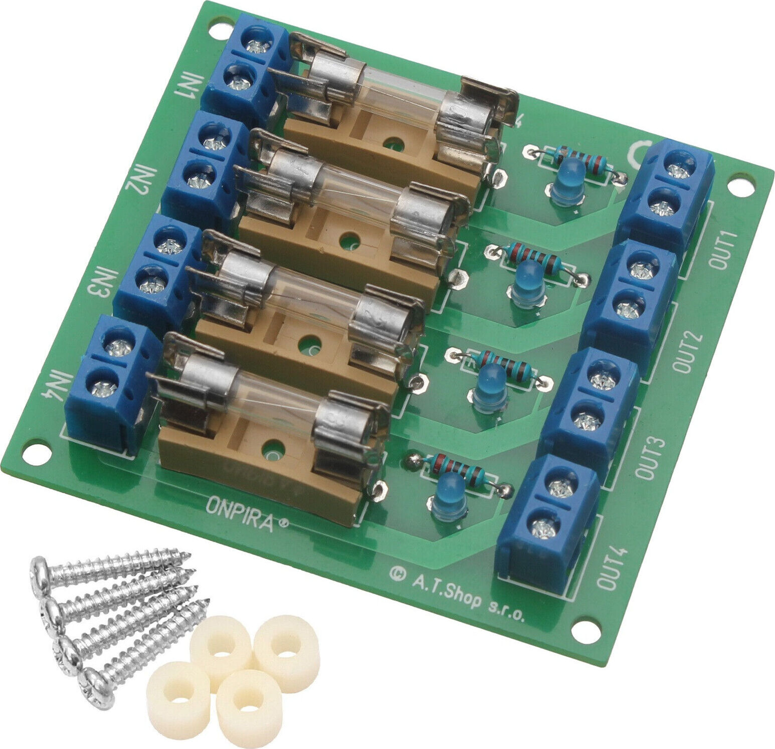 Tivendis Sicherungsmodul Stromverteiler 12A Verteiler Modellbau Sicherungsverteiler
