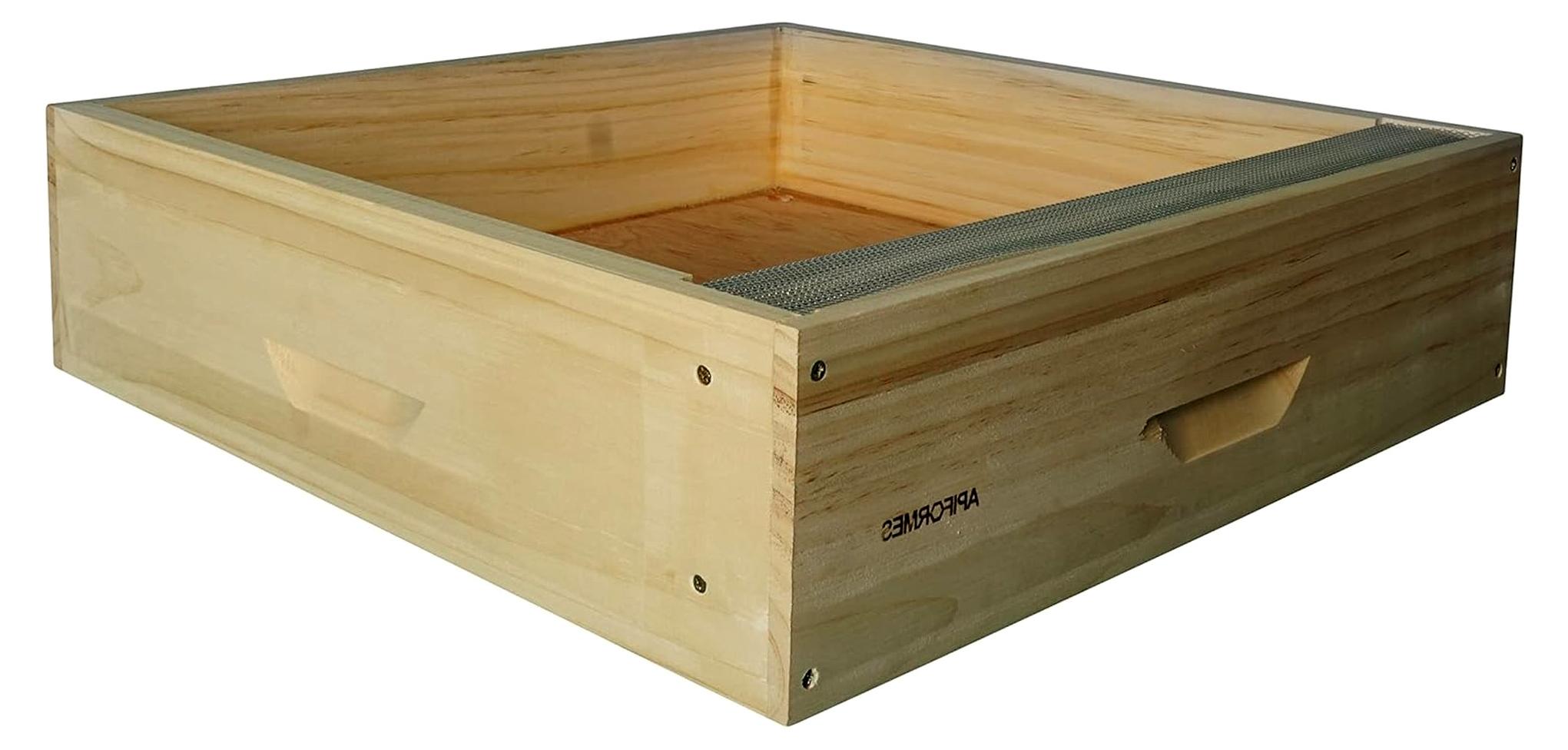 Markenlos Futterzarge für Dadant10 / Farrar / Langstroth - 505 x 413 mm - 14 l - Holzbete - Imkerei - Imkereibedarf
