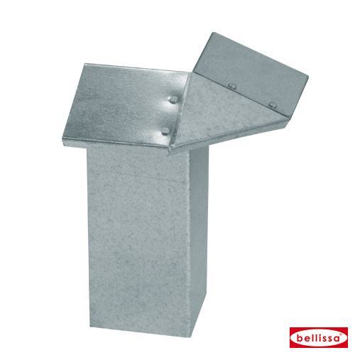 Bellissa Eckteil für Schneckenblech 7 x 7 x 20 cm 99621