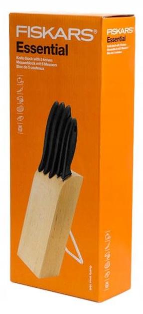 Fiskars 1023782 Messerblock mit 6 Messern