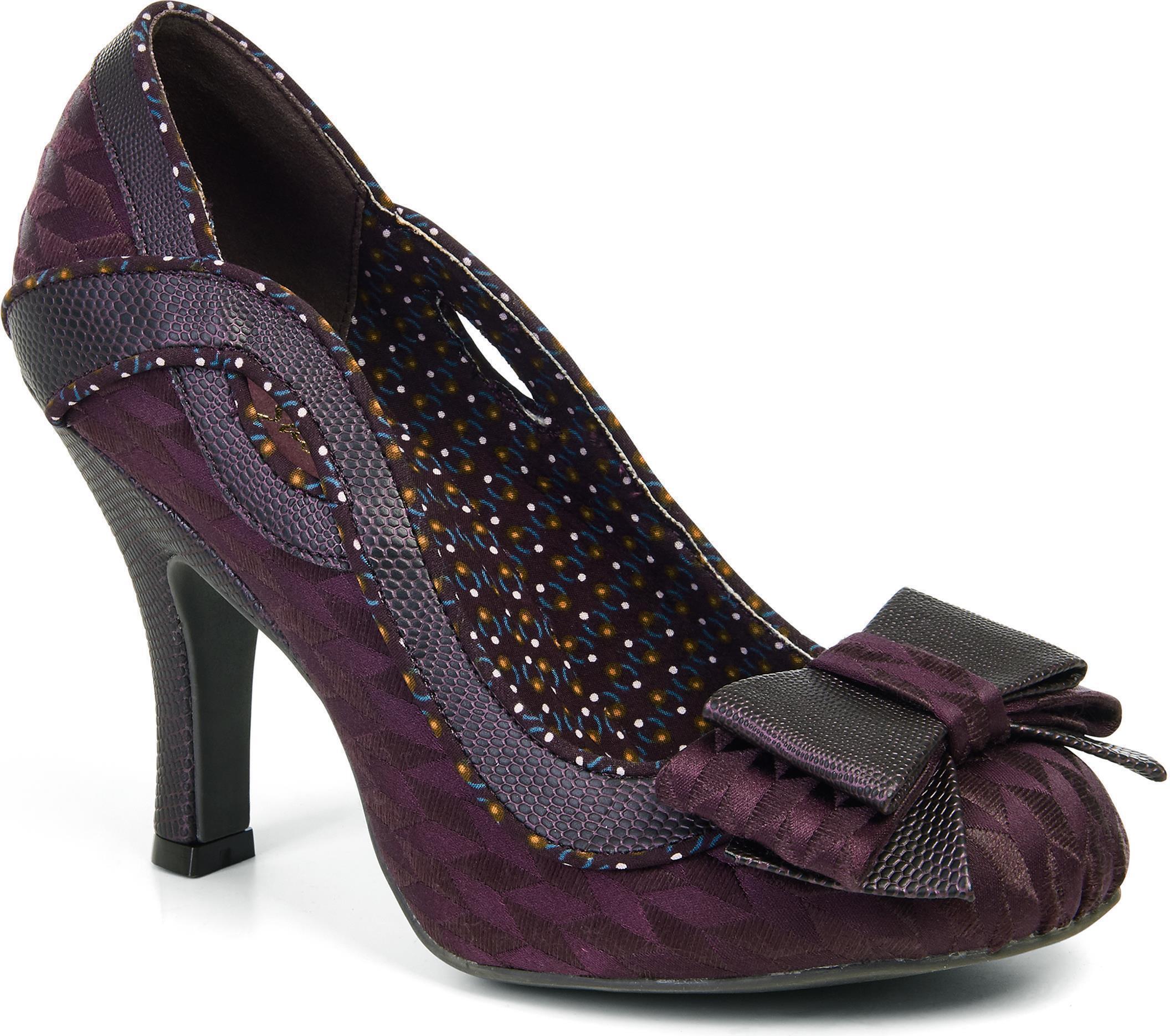 Ruby Shoo Pumps Ivy Violett 8,5cm 39 7 09123 Burgundy
