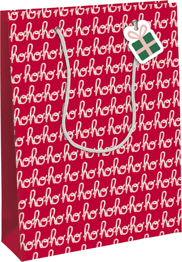 Riesige Weihnachts-Geschenktüte Aus Kunststoff – XXL Größe Mit Geschenkanhänger, Rot/grün/weiß, 3er Pack