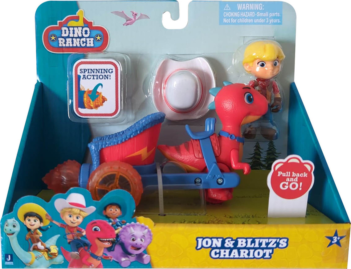Jazwares Dino Ranch Streitwagen mit Jon Blitz 10439224_0