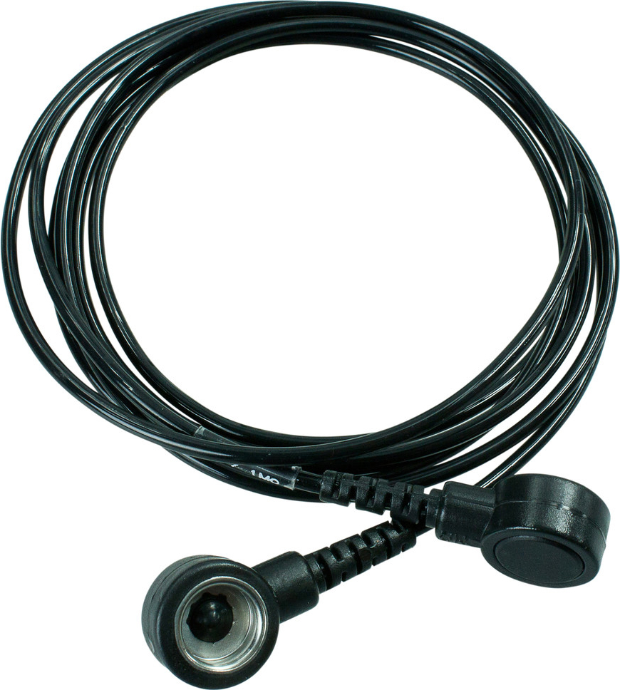 WETEC Erdungsleitung, ESD, 10 mm DK/10 mm DK, 1,5 m, 1 MOhm (Leitung) WE-2250.762